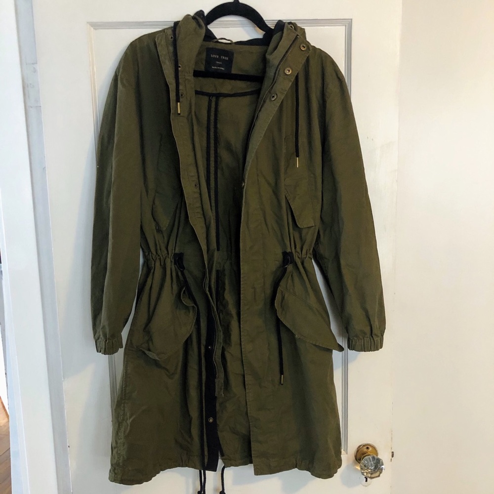 Love Tree Utility Jacket size small
